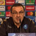  Stasera Napoli-Nizza,Sarri: “Napoli merita la Champions”