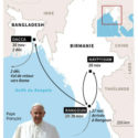  Papa Francesco arrivato in Myanmar , inizia il suo 21.mo viaggio apostolico