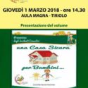  Consolidal presenterà a Tiriolo (CZ) il manuale “Una casa sicura per bambini”