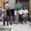  Cosenza: Dario Morello e Vincenzo Lizzi, campioni mondiali di box, ricevuti dal Sindaco