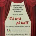  A Catanzaro la farsa in vernacolo “C’è crisi pe’ tutti”, la psichiatria a teatro per vivere una serata indimenticabile