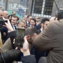  La passeggiata di Macron nel centro storico di Napoli