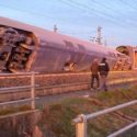  Deraglia treno alta velocita Milano-Salerno a Lodi, 2 morti 27 feriti