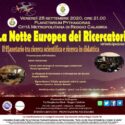  Reggio Calabria: Venerdì 25 settembre torna al Planetarium Pythagoras la “Notte Europea dei Ricercatori 2020”