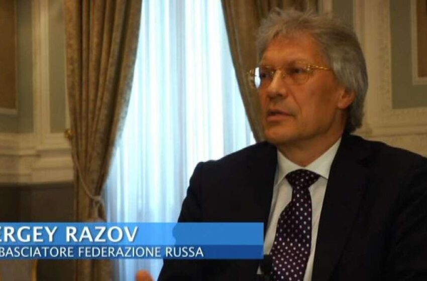  Ambasciatore russo Razov:”Contiamo che Roma  mantenga  dialogo”