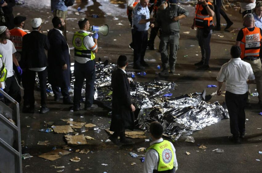  Tragedia in Israele: crolla stand durante festa ebraica, 44 morti e centinaia i feriti