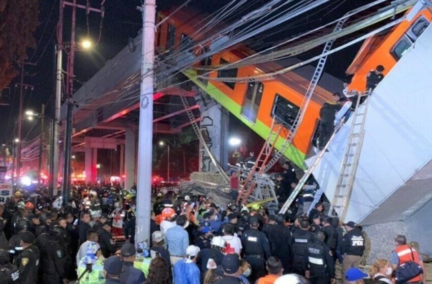  Crolla un cavalcavia della metropolitana di Città del Messico, 20 morti e 70 feriti