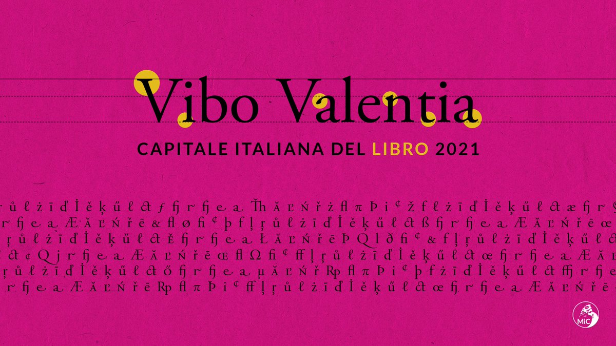 Vibo Valentia  Capitale Italiana del Libro 2021