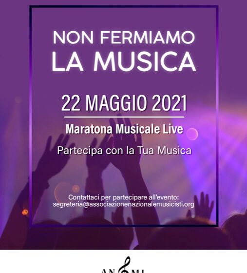  “Non fermiamo la Musica”: l’ANMI promuove la prima maratona in diretta streaming