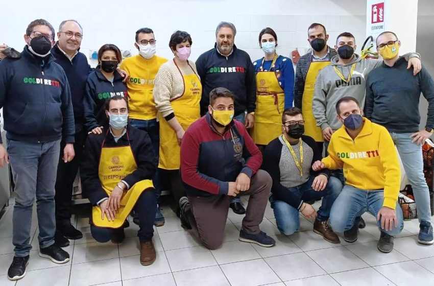  Cosenza: da Giovani Impresa Coldiretti Calabria un’attenzione alle persone in stato di bisogno. L’iniziativa al mercato coperto di Campagna Amica.