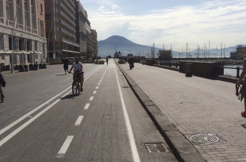  FIAB CICLOVERDI,SOS a Manfredi: Napoli vivibile solo col lungomare pedonale