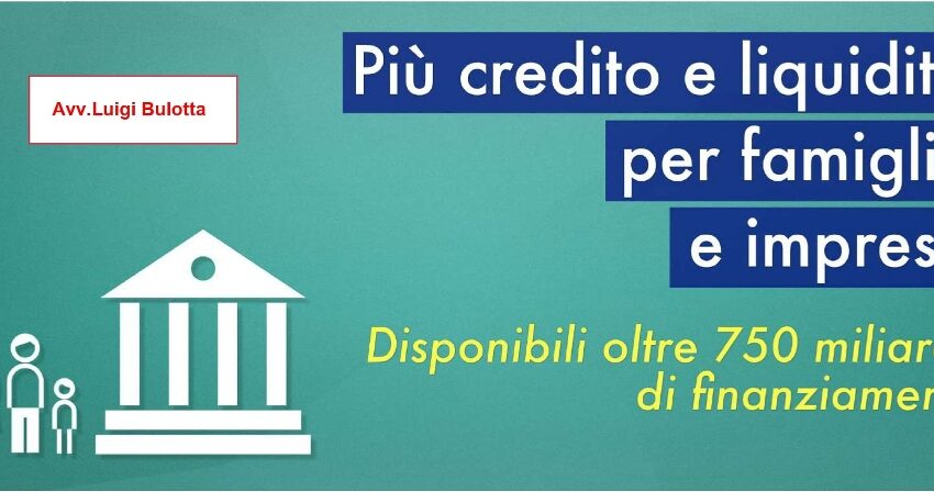  La politica del credito per lo sviluppo delle imprese e il sostegno alle famiglie nel dopo Covid